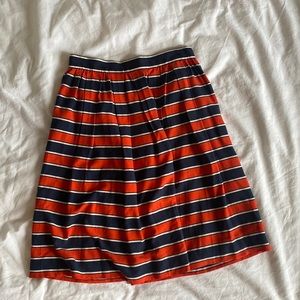 J.Crew Silk striped skirt - 00